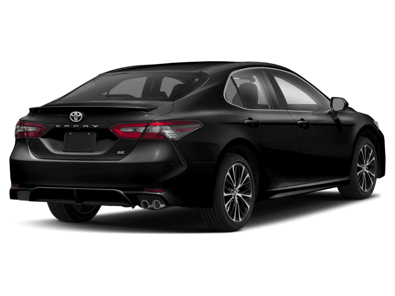 2018 Toyota Camry SE - Rear 3/4, facing to the right