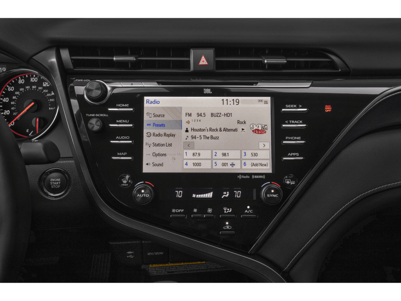 2018 Toyota Camry XSE - Interior Stereo System