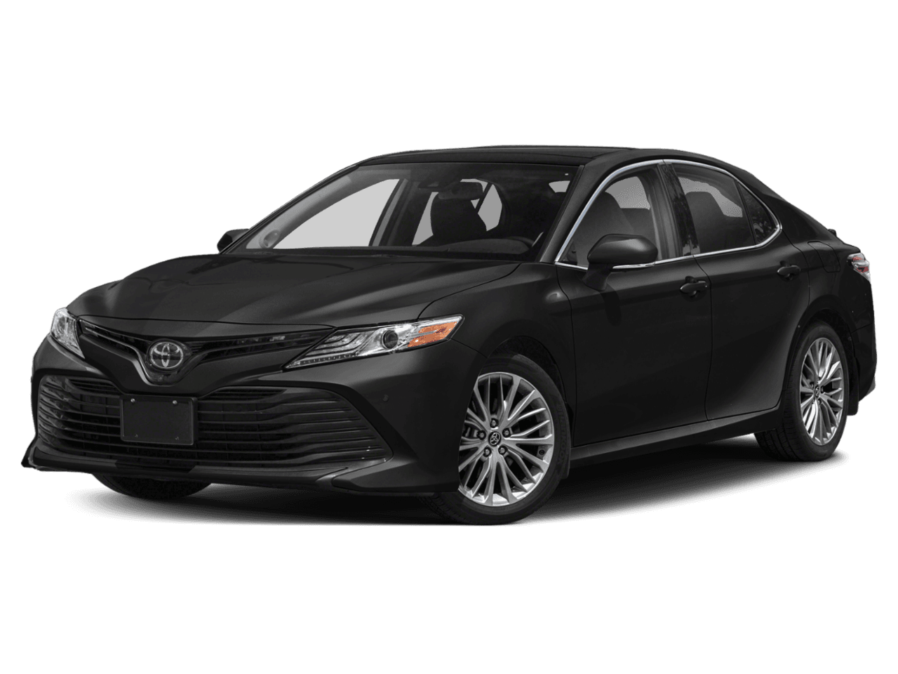 2018 Toyota Camry XLE - Front 3/4, facing to the left