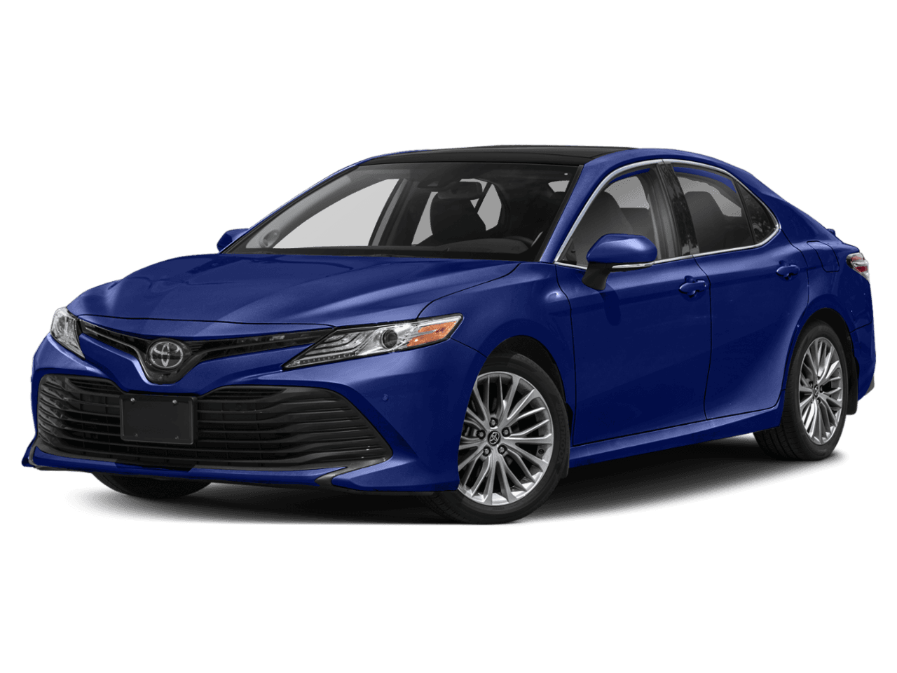 2018 Toyota Camry XLE V6 - Front 3/4, facing to the left