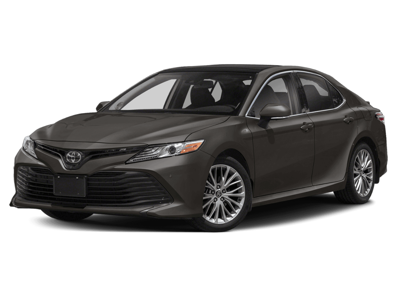 2018 Toyota Camry XLE V6 - Front 3/4, facing to the left