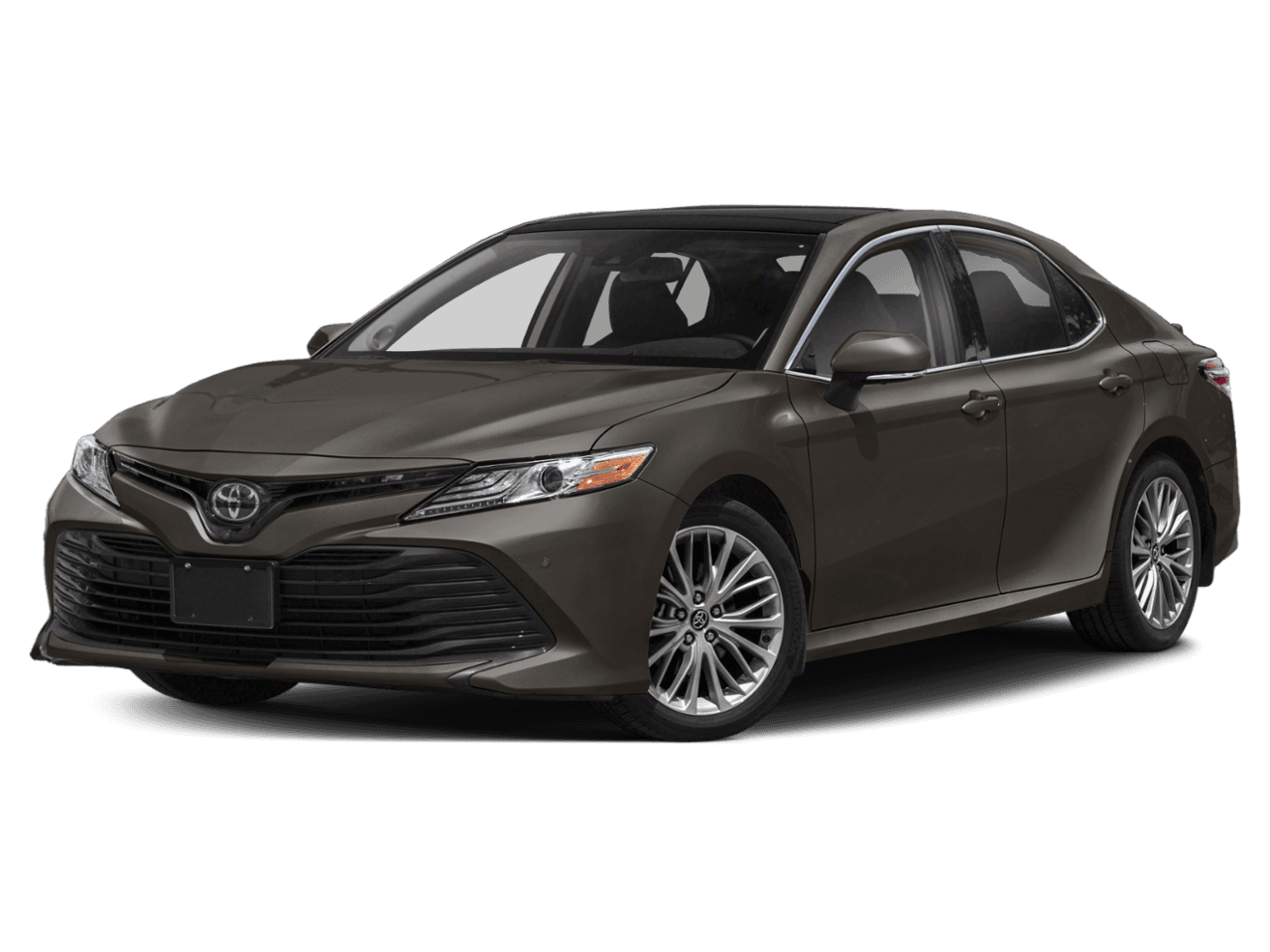 2018 Toyota Camry XLE V6 - Front 3/4, facing to the left