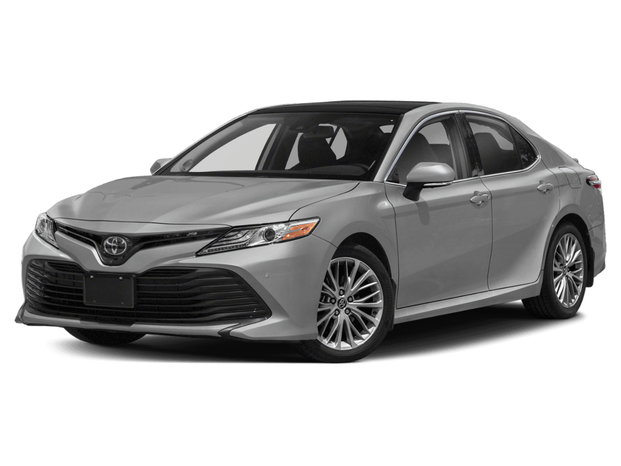 2018 Toyota Camry XLE V6 - Front 3/4, facing to the left