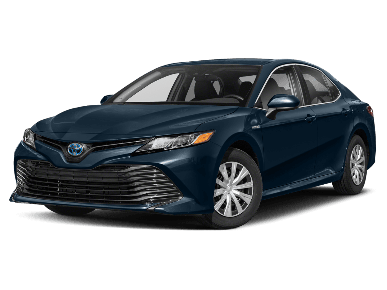 2018 Toyota Camry Hybrid LE - Front 3/4, facing to the left