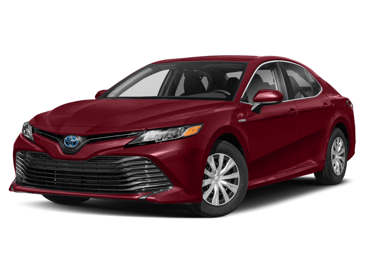 2018 Toyota Camry Hybrid LE - Front 3/4, facing to the left