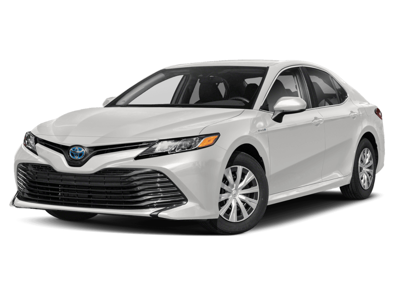 2018 Toyota Camry Hybrid LE - Front 3/4, facing to the left