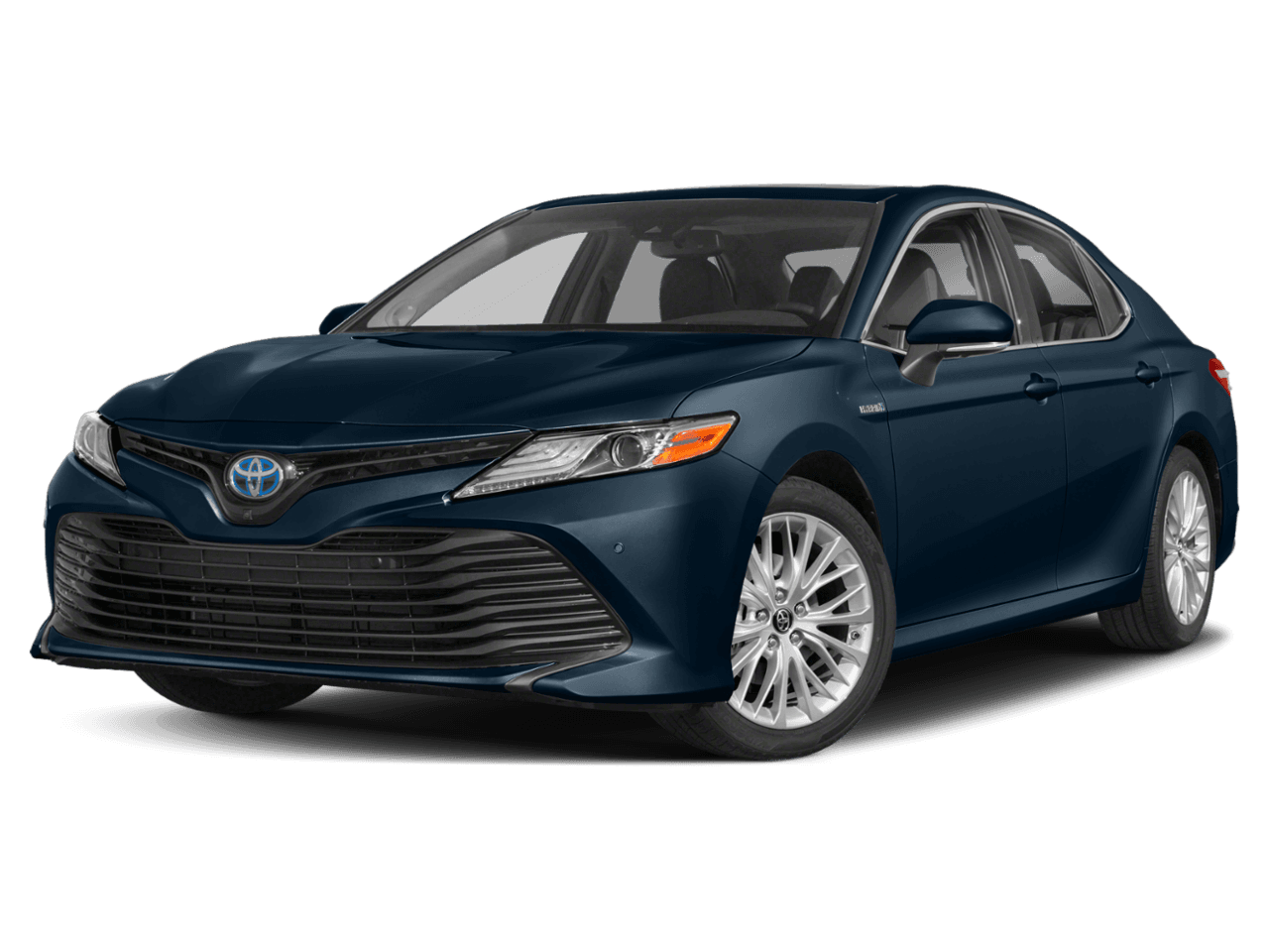 2018 Toyota Camry Hybrid XLE - Front 3/4, facing to the left