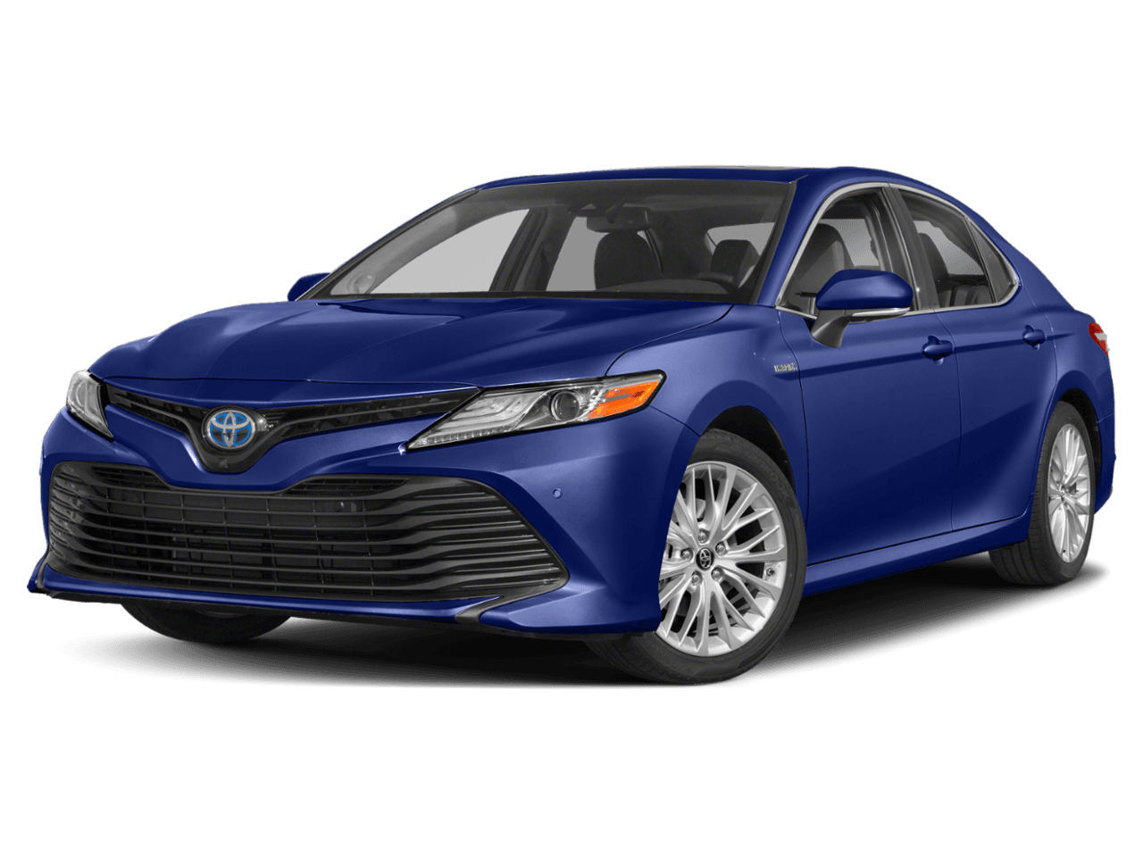 2018 Toyota Camry Hybrid XLE - Front 3/4, facing to the left