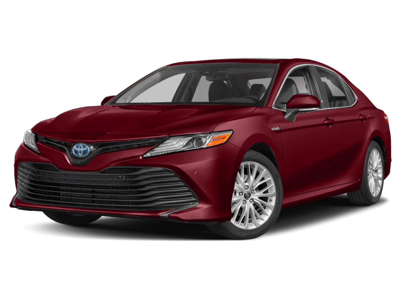 2018 Toyota Camry Hybrid XLE - Front 3/4, facing to the left