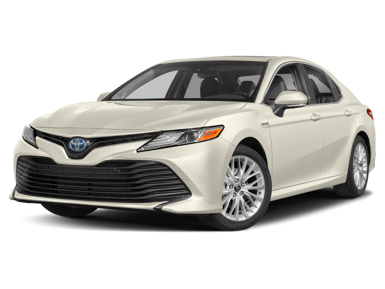 2018 Toyota Camry Hybrid XLE - Front 3/4, facing to the left