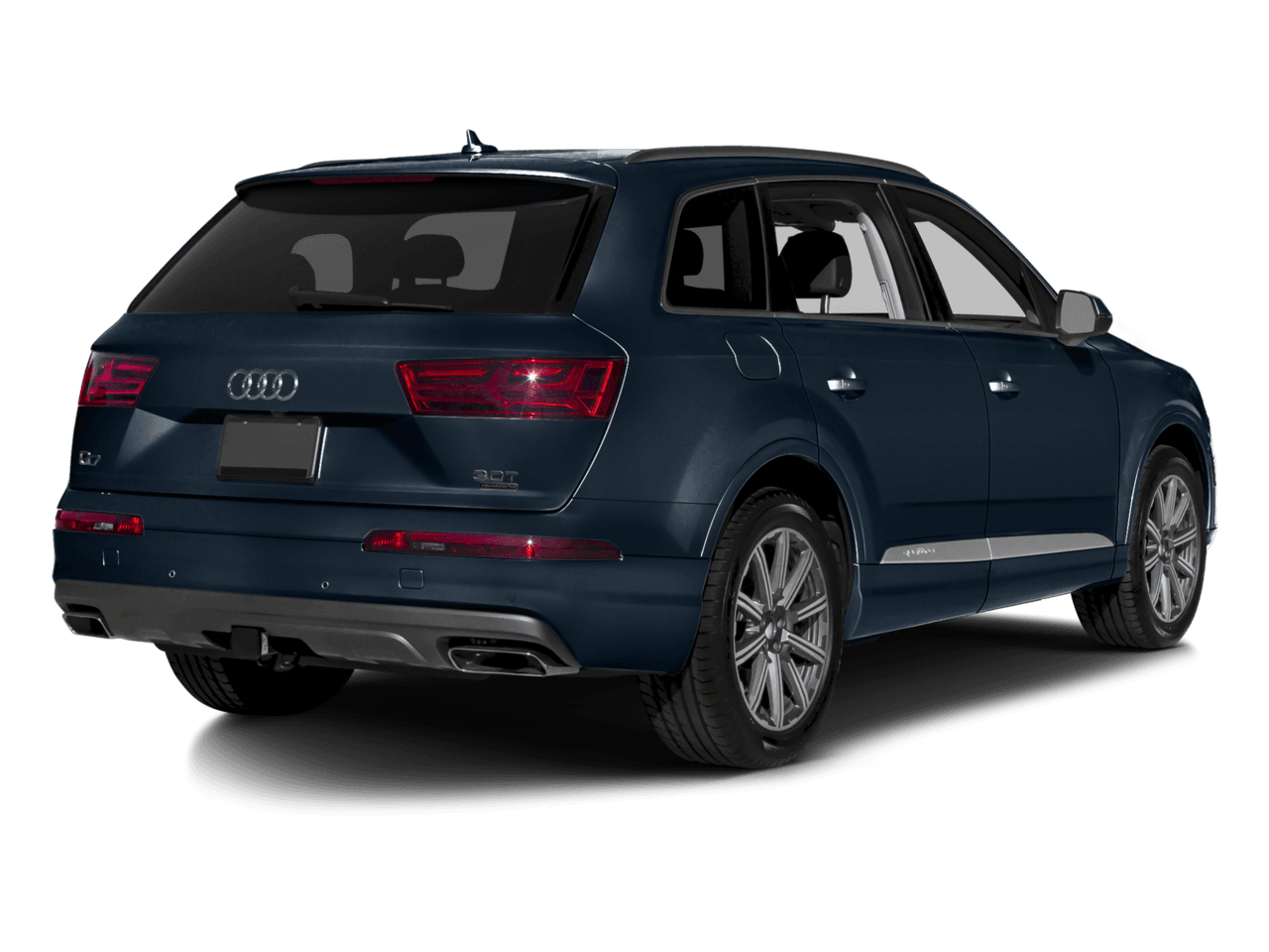 2018 Audi Q7 Premium - Rear 3/4, facing to the right