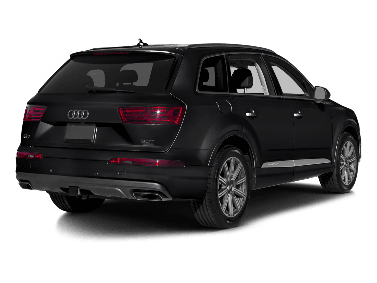 2018 Audi Q7 Premium - Rear 3/4, facing to the right