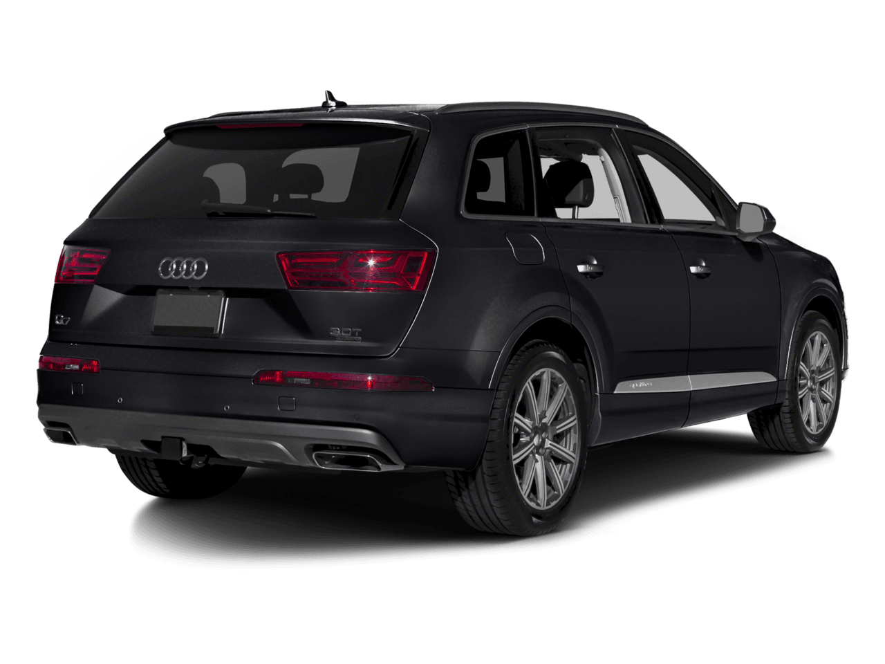 2018 Audi Q7 Premium - Rear 3/4, facing to the right