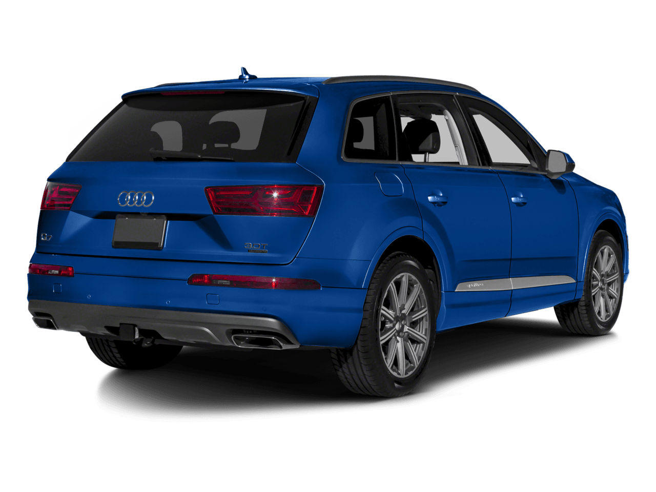 2018 Audi Q7 Premium - Rear 3/4, facing to the right