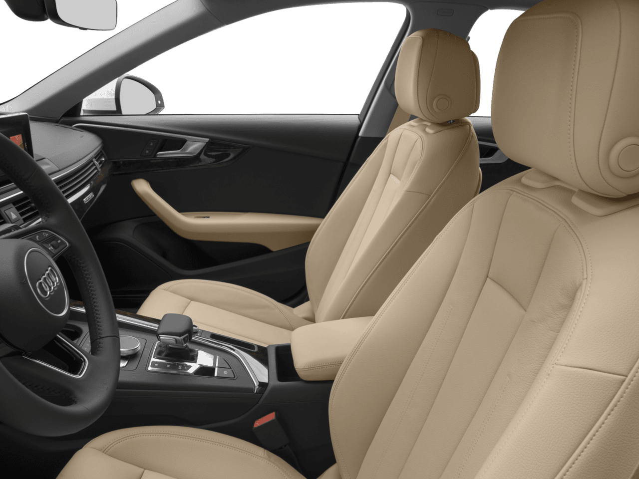 2018 Audi A4 Premium - Interior Driver's Side with Door Open, Front Seat Feature