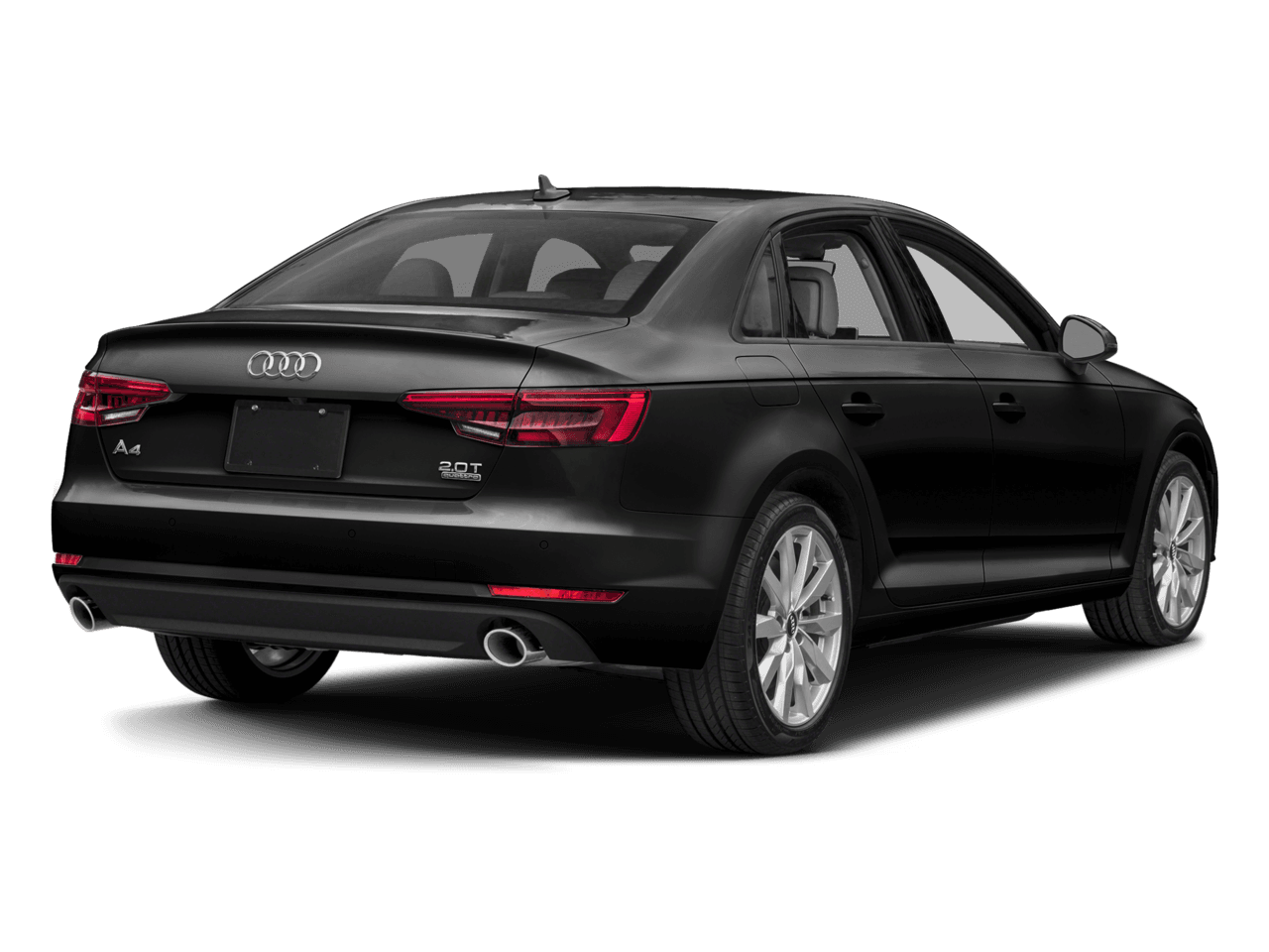 2018 Audi A4 Premium Plus - Rear 3/4, facing to the right