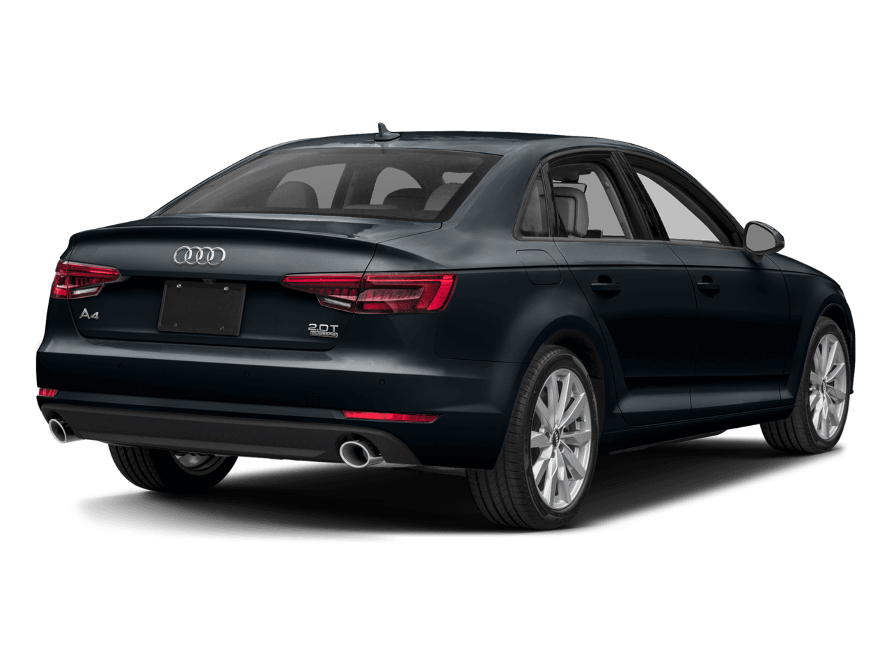 2018 Audi A4 Premium Plus - Rear 3/4, facing to the right