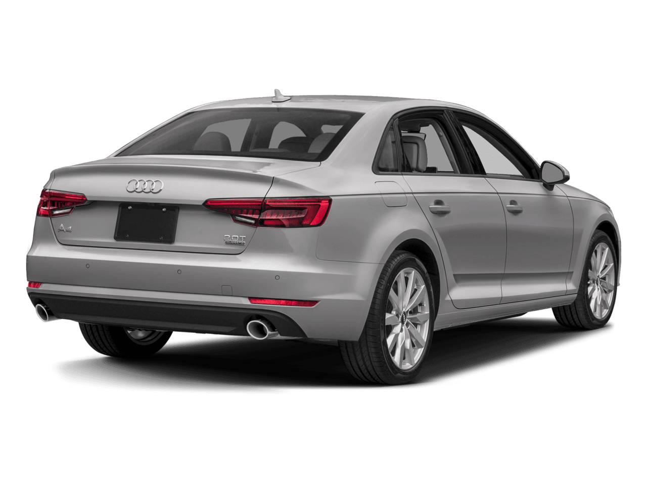 2018 Audi A4 Premium Plus - Rear 3/4, facing to the right