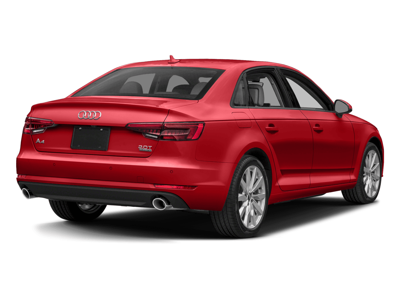 2018 Audi A4 Premium - Rear 3/4, facing to the right