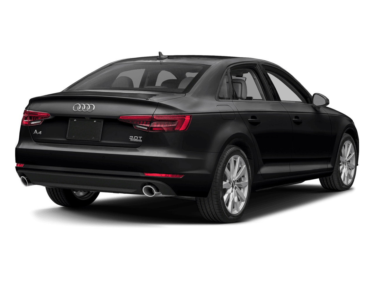 2018 Audi A4 Premium Plus - Rear 3/4, facing to the right