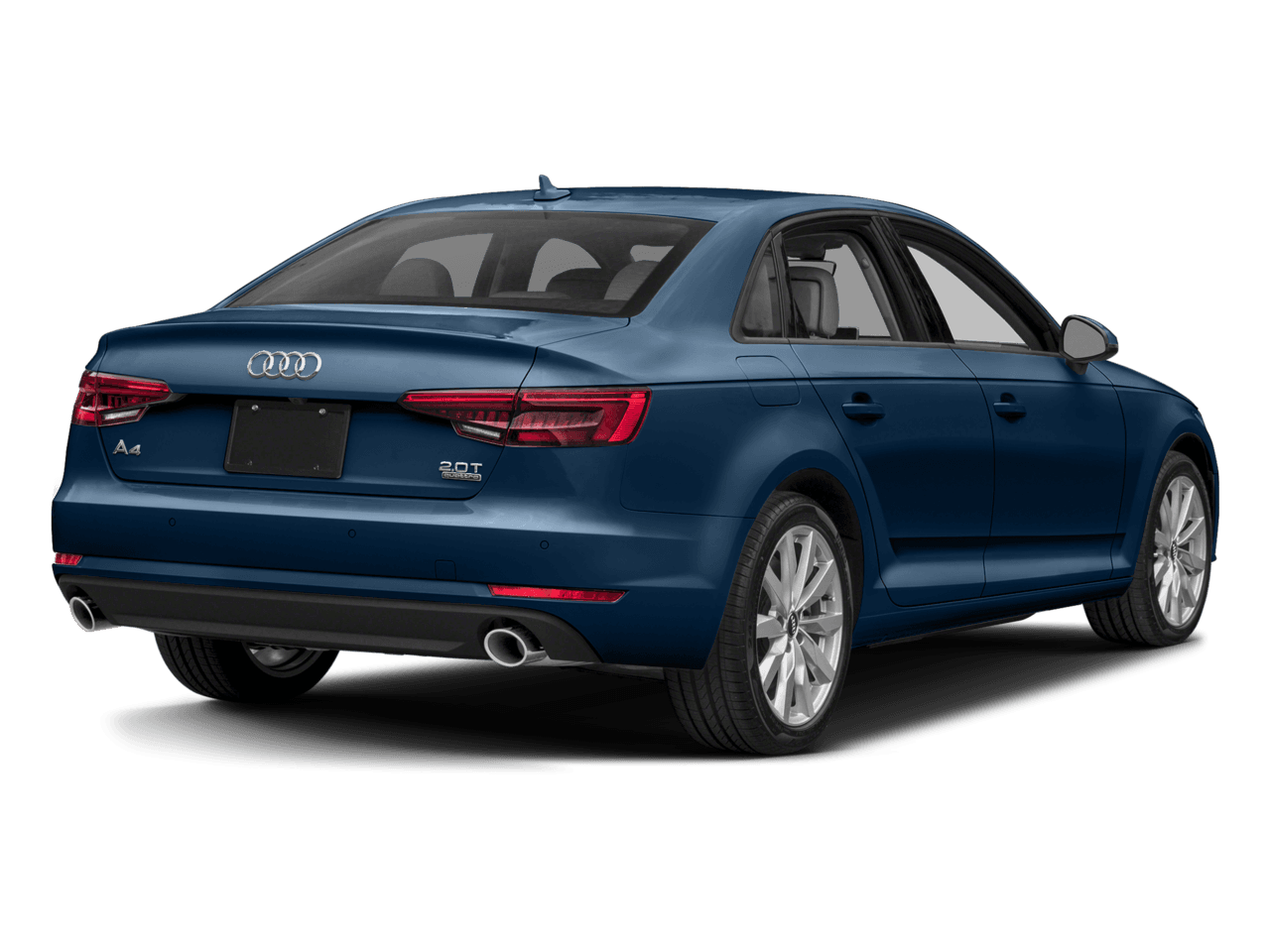 2018 Audi A4 Premium - Rear 3/4, facing to the right