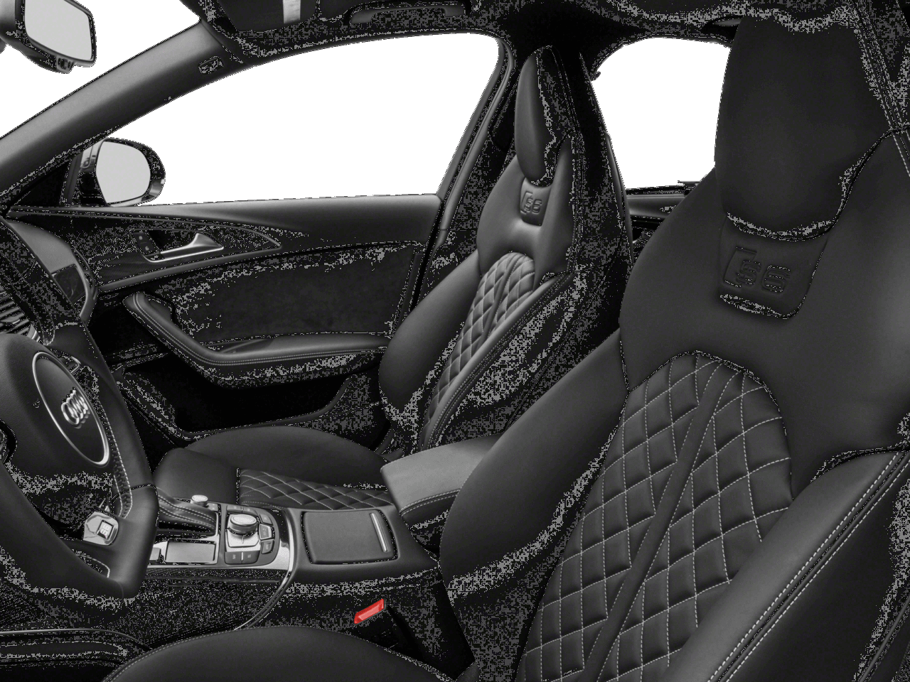 2018 Audi S6 Prestige - Interior Driver's Side with Door Open, Front Seat Feature