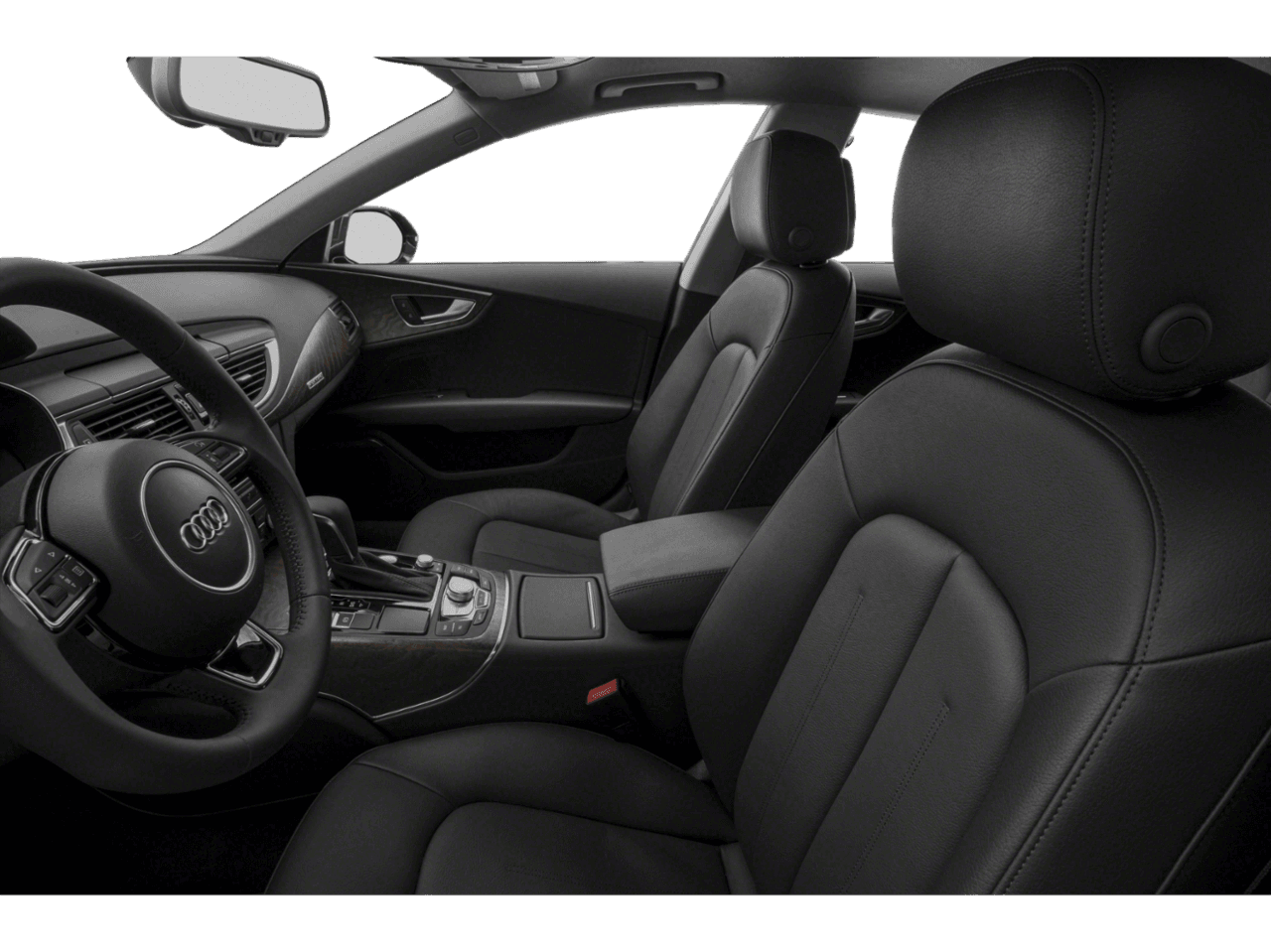 2018 Audi A7 Premium Plus - Interior Driver's Side with Door Open, Front Seat Feature