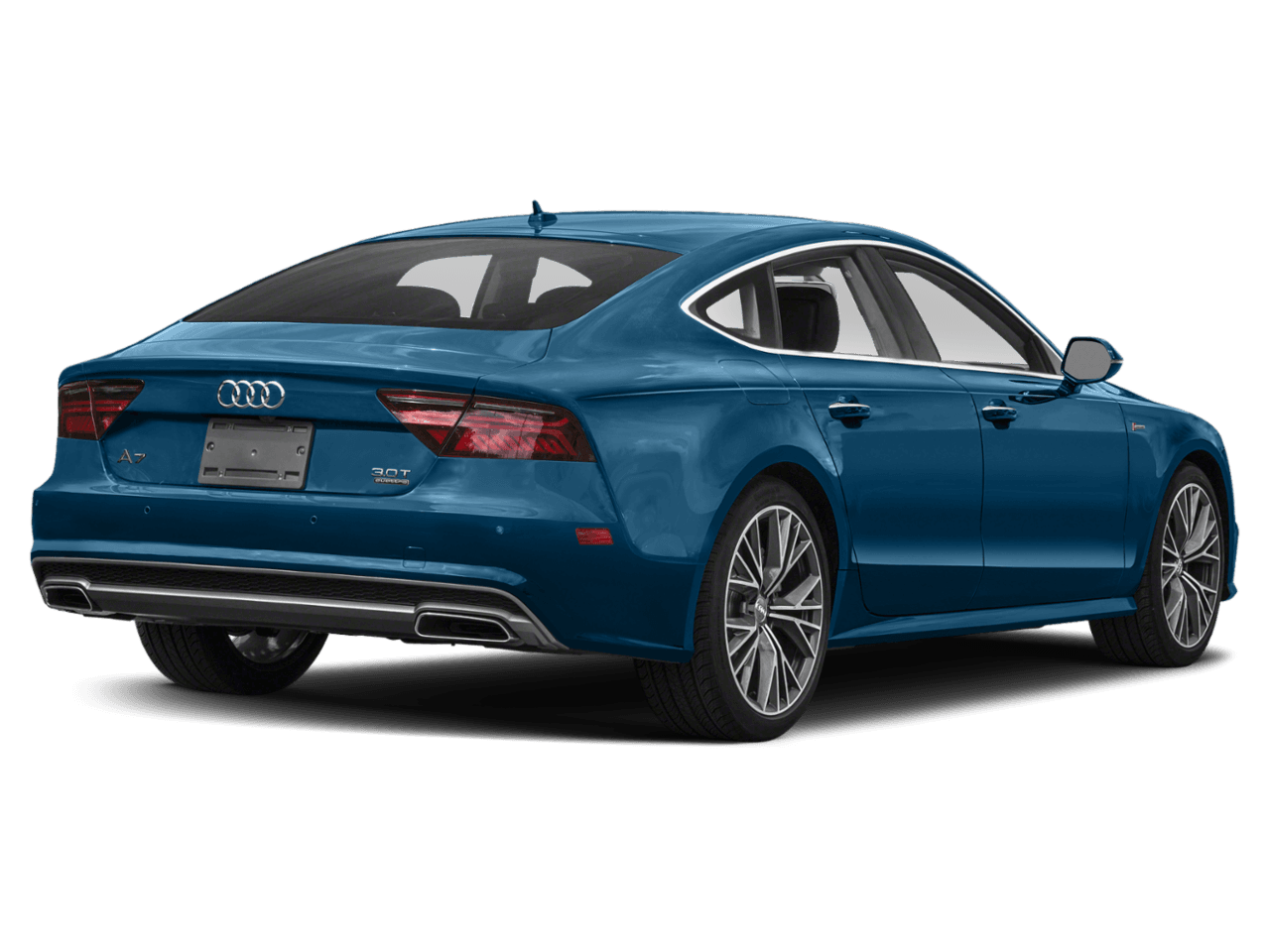 2018 Audi A7 Premium Plus - Rear 3/4, facing to the right
