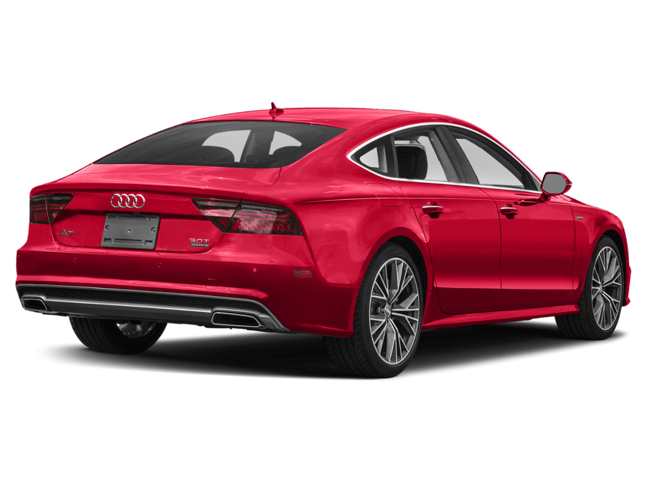 2018 Audi A7 Premium Plus - Rear 3/4, facing to the right