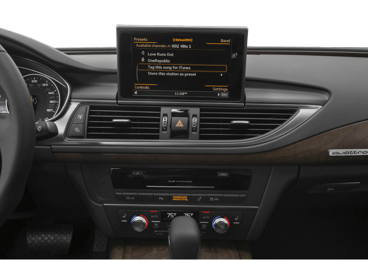 2018 Audi A7 Premium Plus - Interior Stereo System