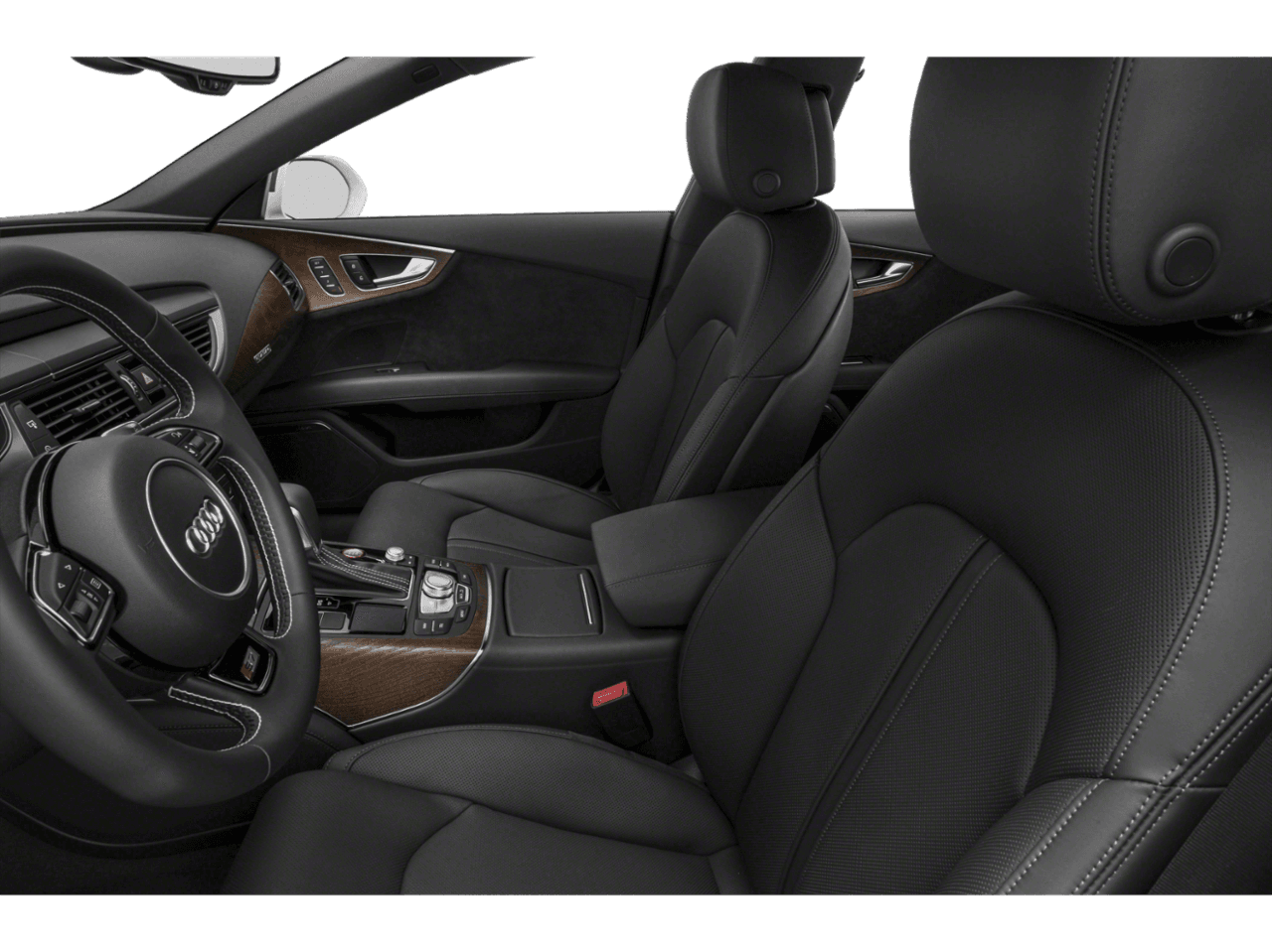 2018 Audi S7 Premium Plus - Interior Driver's Side with Door Open, Front Seat Feature
