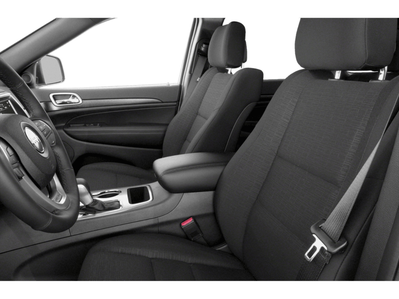 2018 Jeep Grand Cherokee Altitude - Interior Driver's Side with Door Open, Front Seat Feature