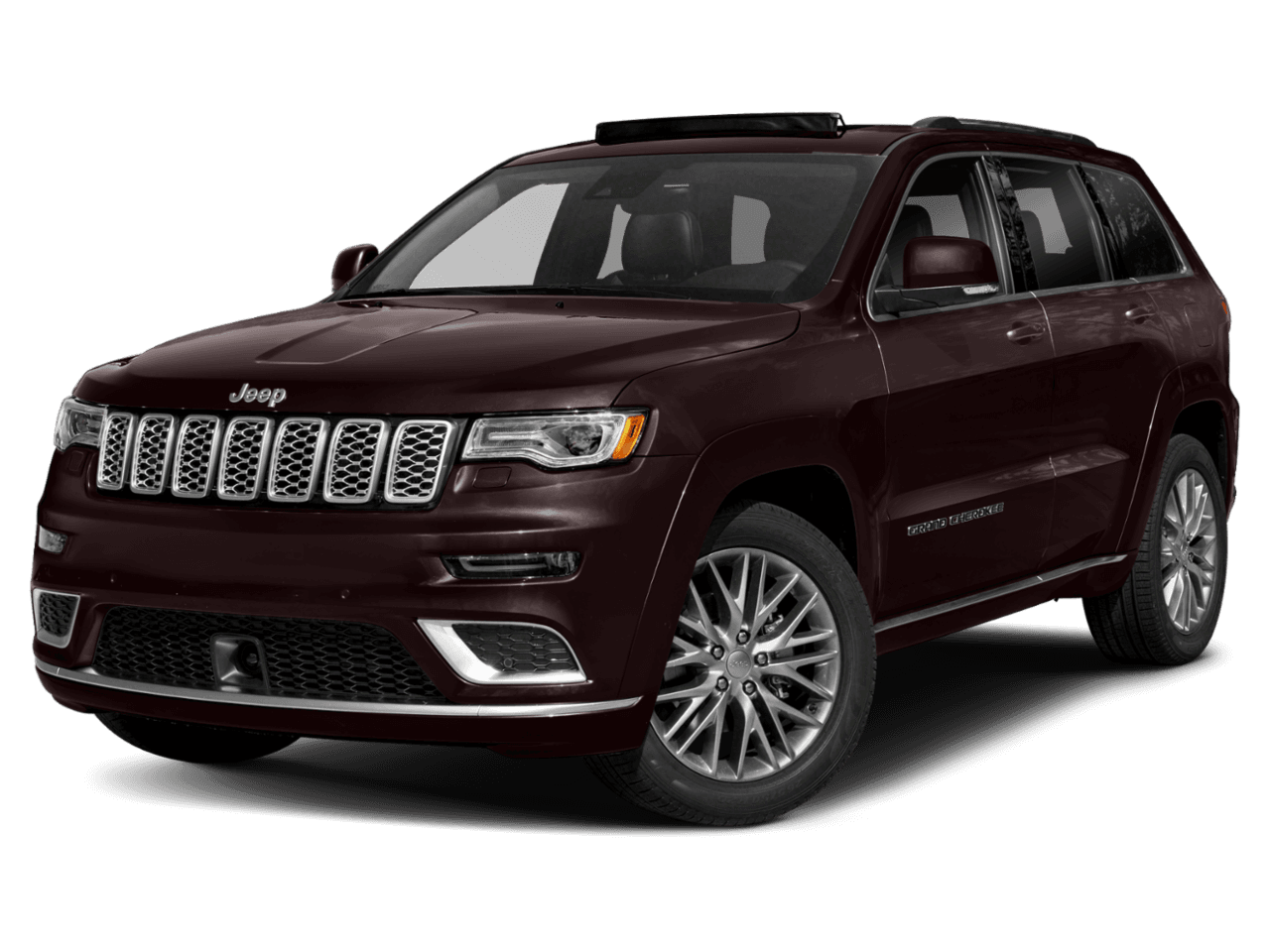 2018 Jeep Grand Cherokee Summit - Front 3/4, facing to the left