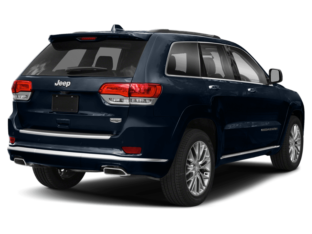 2018 Jeep Grand Cherokee Summit - Rear 3/4, facing to the right