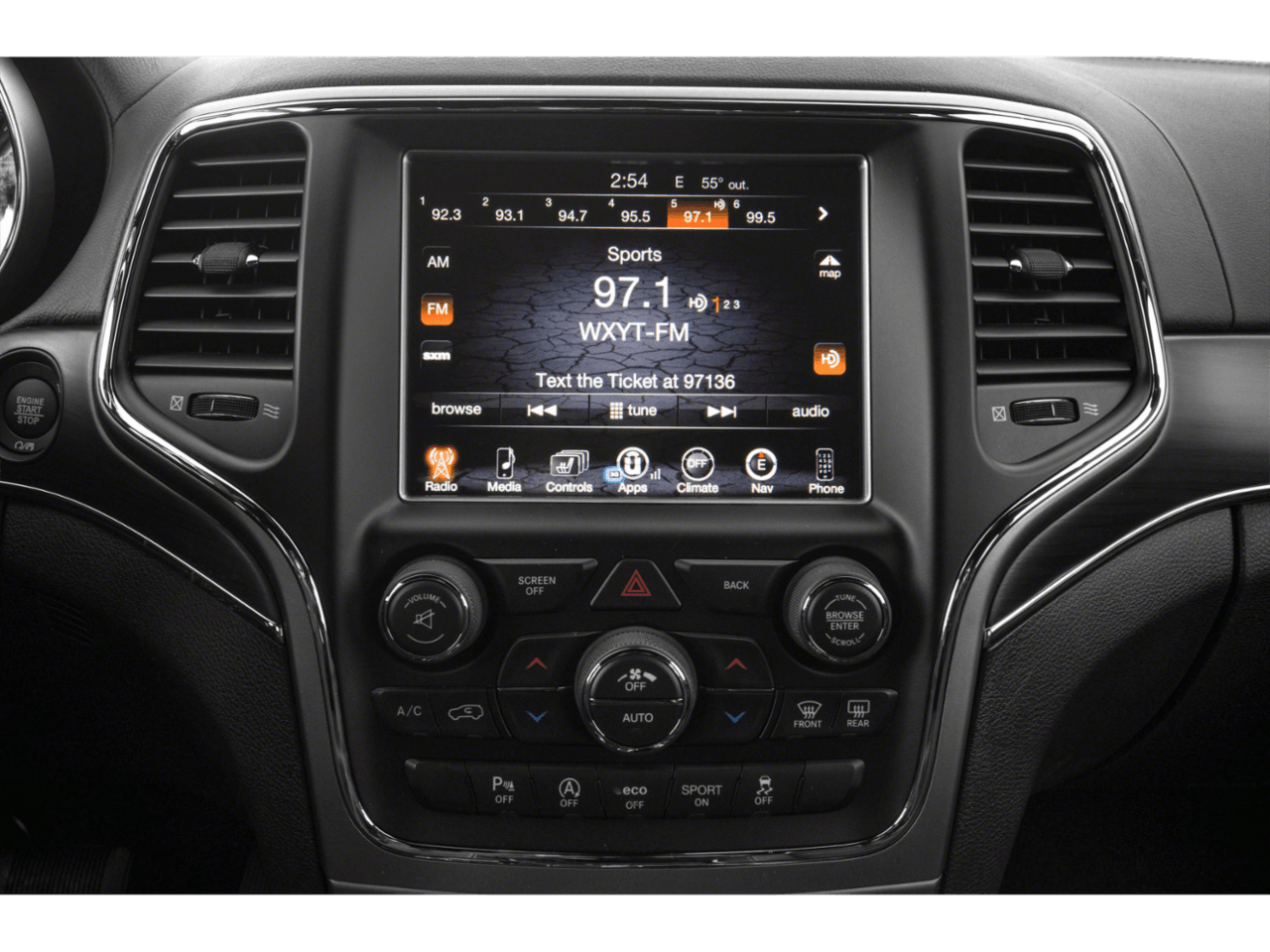 2018 Jeep Grand Cherokee Overland - Interior Stereo System