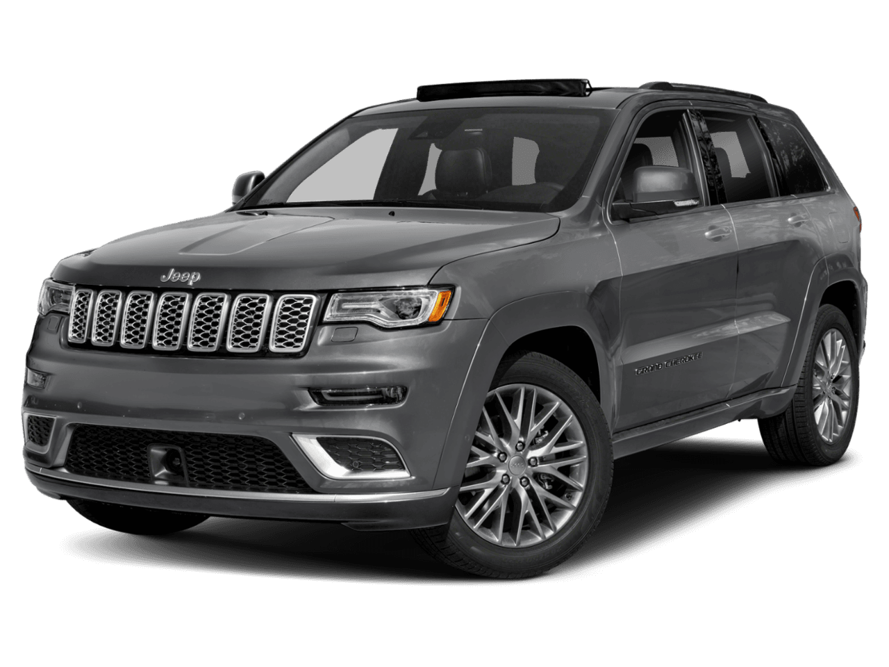 2018 Jeep Grand Cherokee Summit - Front 3/4, facing to the left