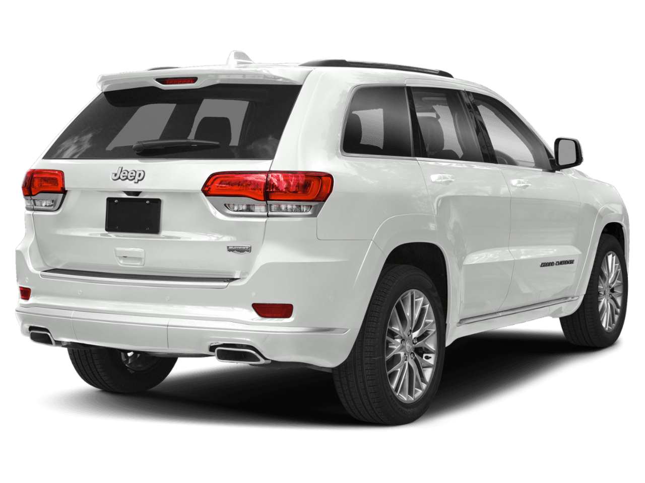 2018 Jeep Grand Cherokee Summit - Rear 3/4, facing to the right