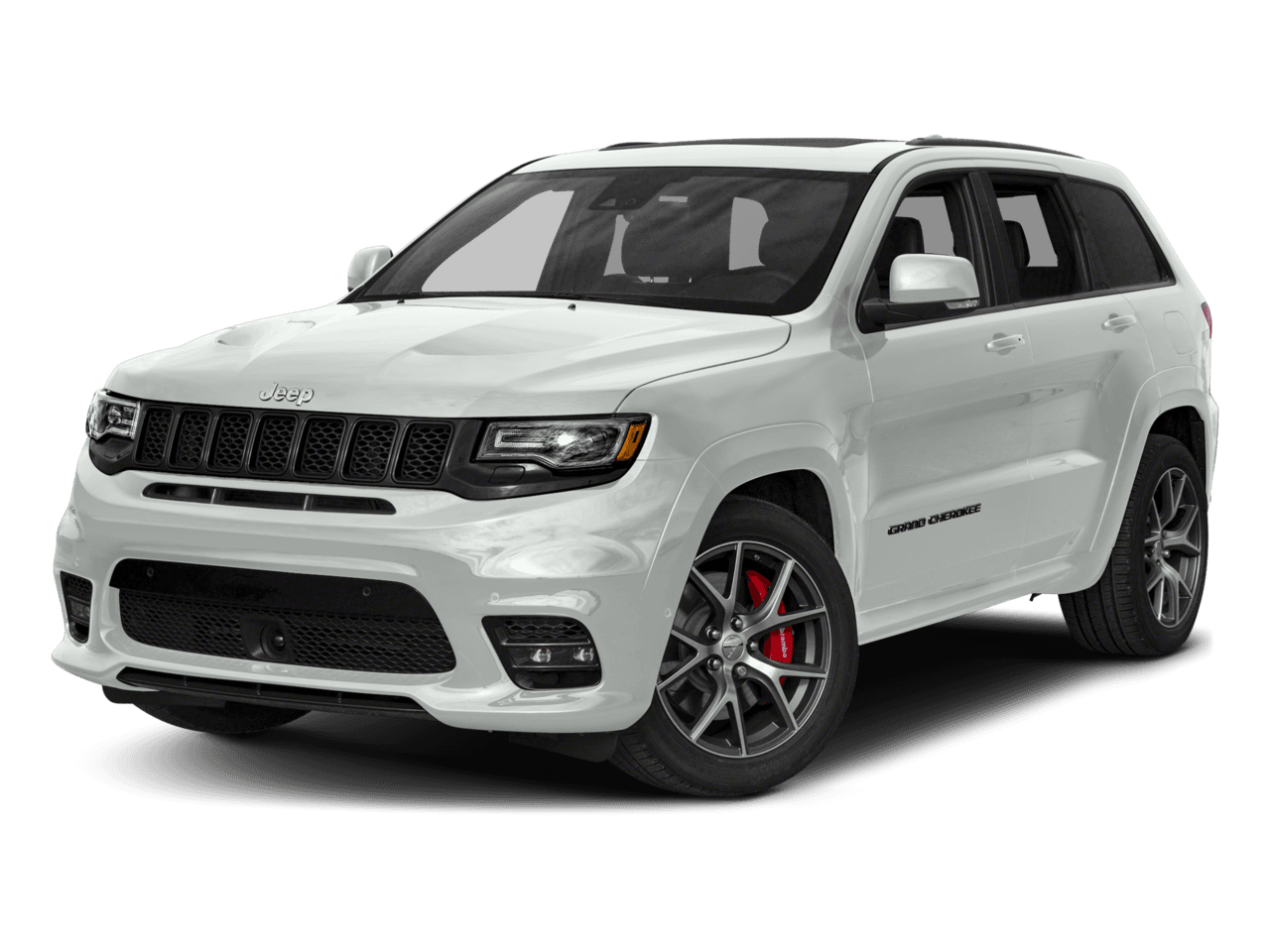 2018 Jeep Grand Cherokee Trackhawk - Front 3/4, facing to the left