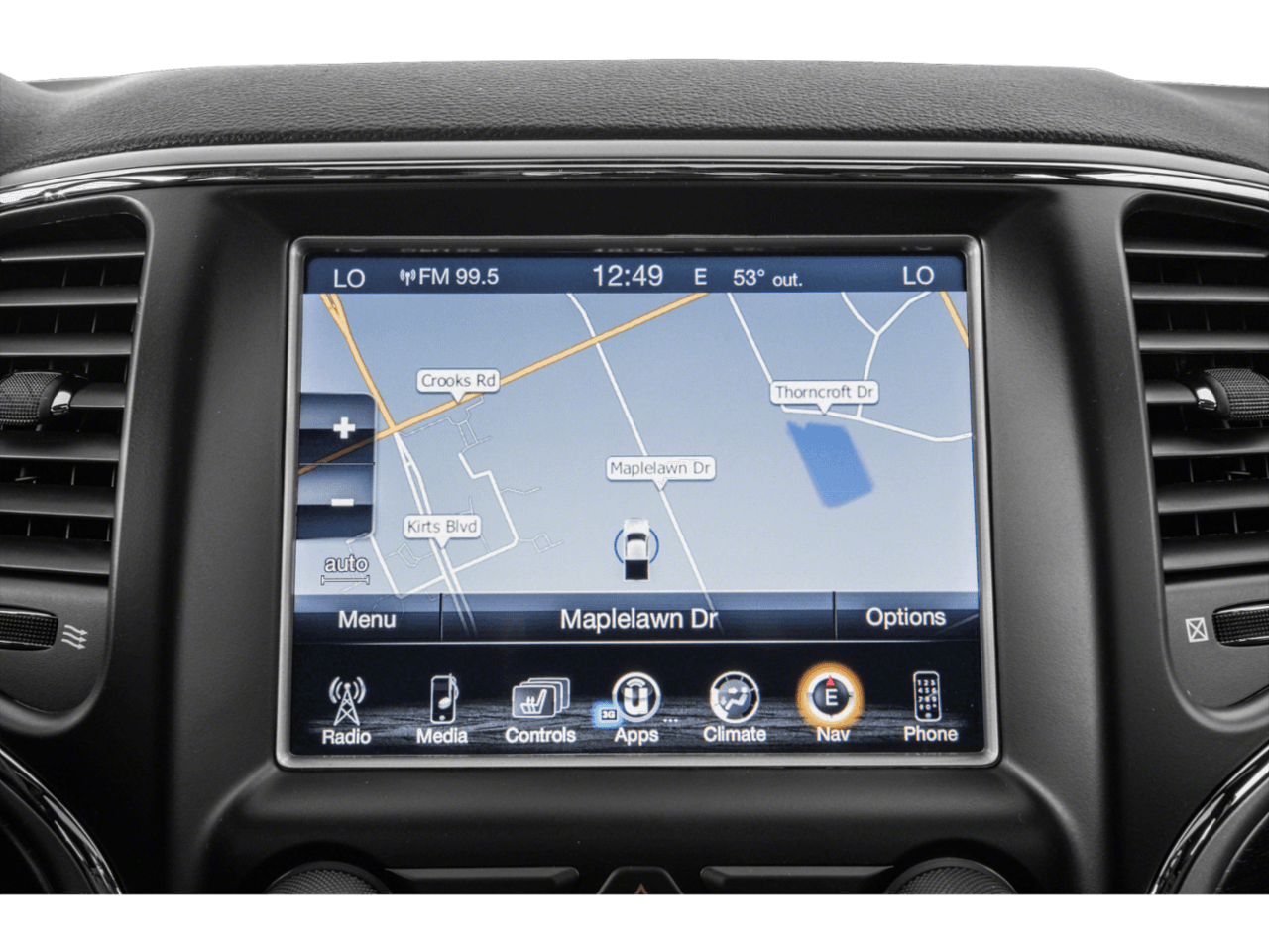 2018 Jeep Grand Cherokee Sterling Edition - Interior Navigation System