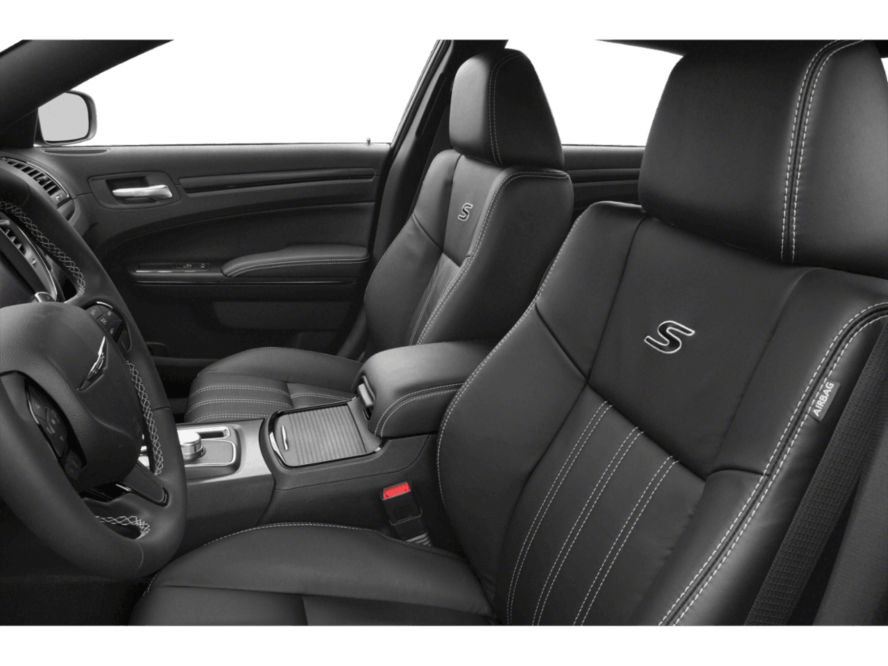 2018 Chrysler 300 300S - Interior Driver's Side with Door Open, Front Seat Feature