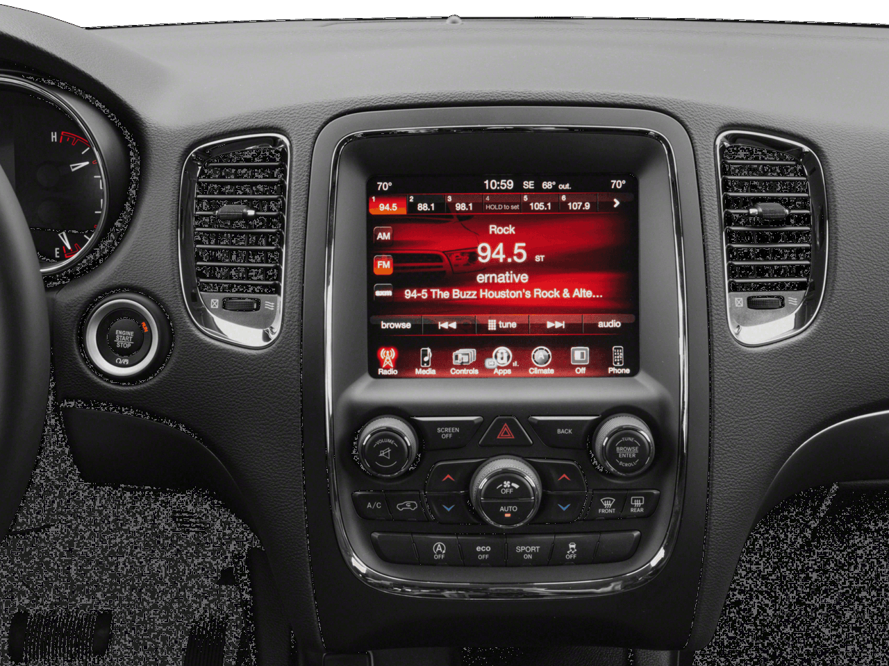 2018 Dodge Durango GT - Interior Stereo System