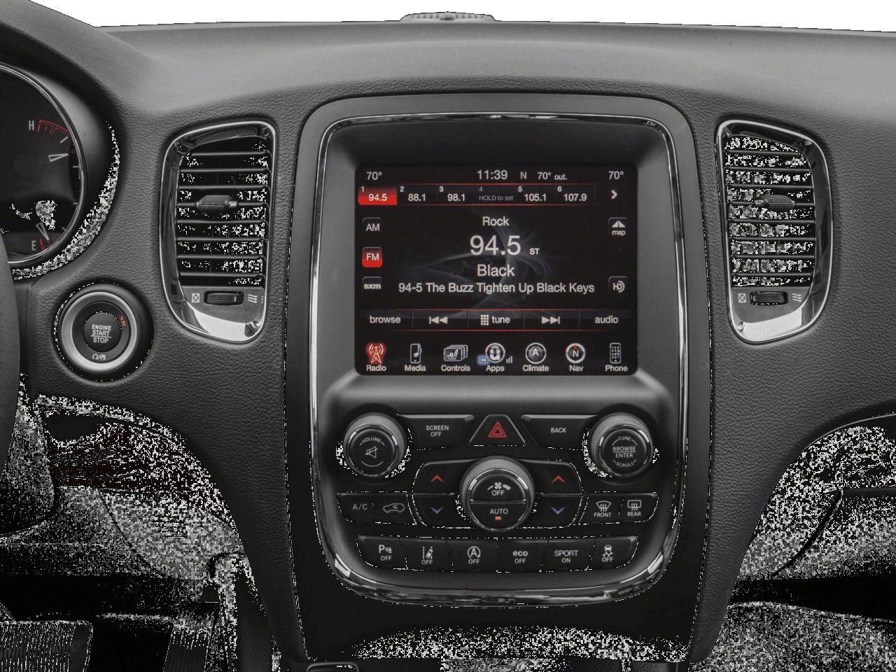 2018 Dodge Durango Citadel Anodized Platinum - Interior Stereo System