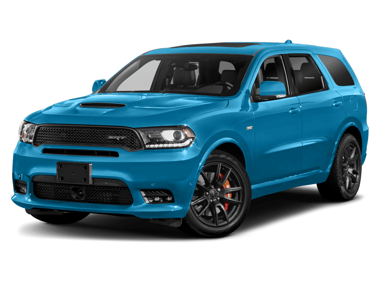 2018 Dodge Durango SRT - Front 3/4, facing to the left