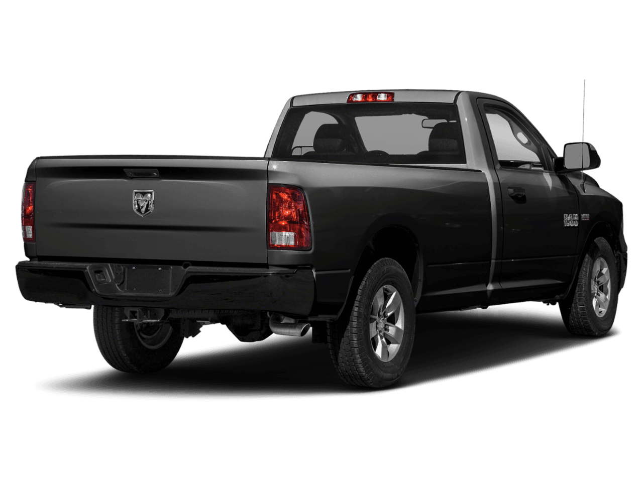 2018 Ram 1500 Big Horn - Rear 3/4, facing to the right