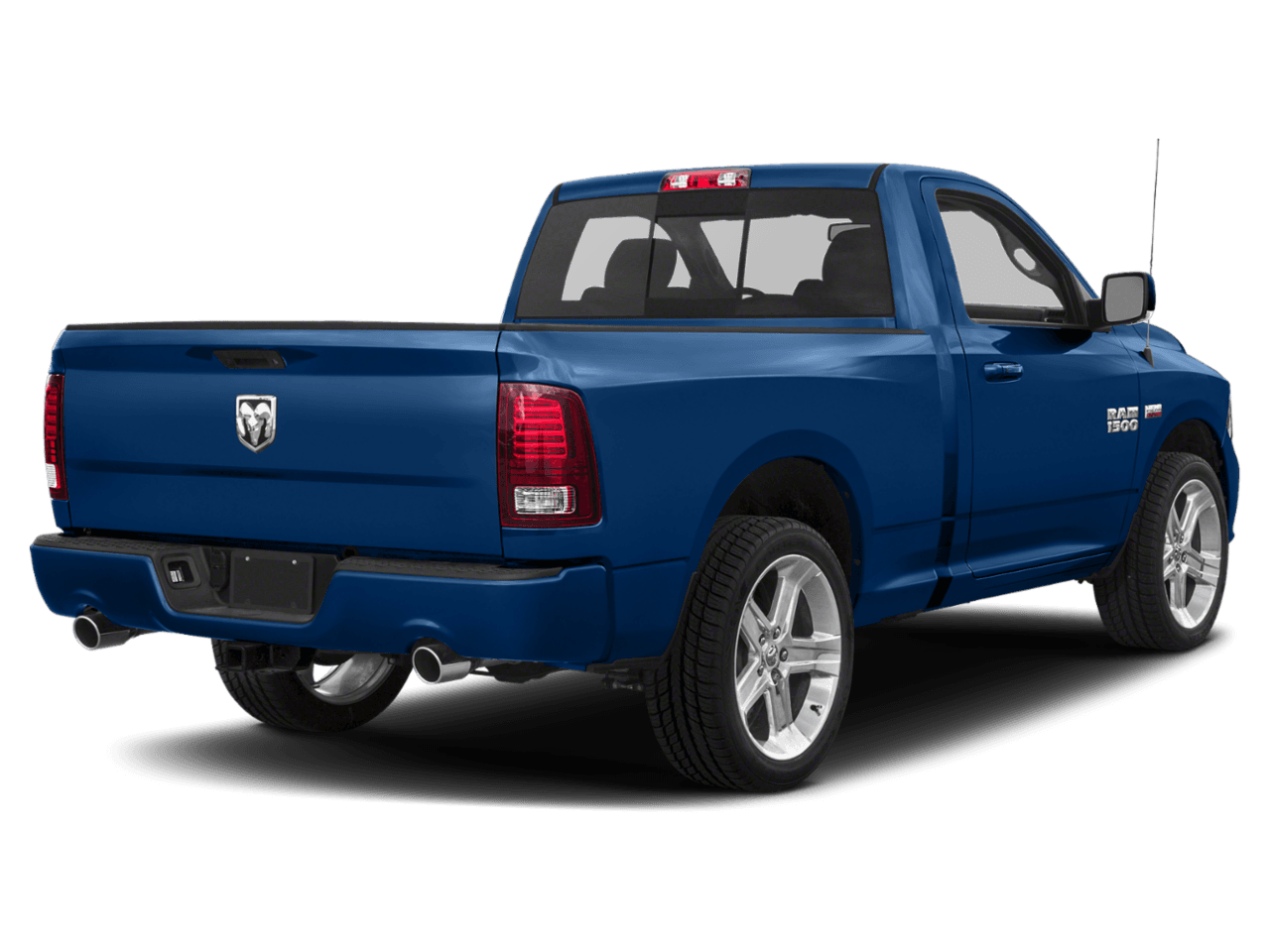 2018 Ram 1500 Sport - Rear 3/4, facing to the right