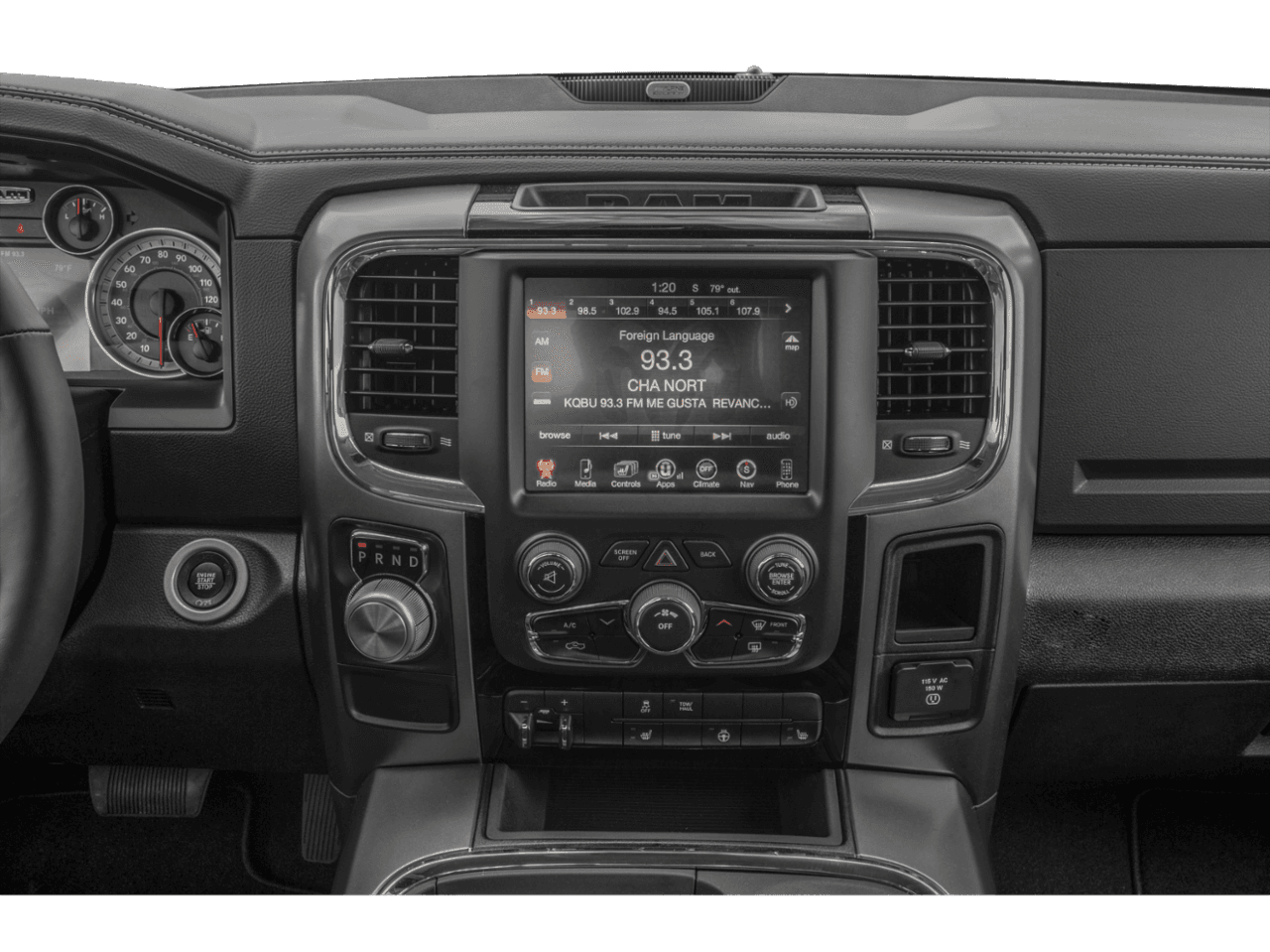 2018 Ram 1500 Sport - Interior Stereo System