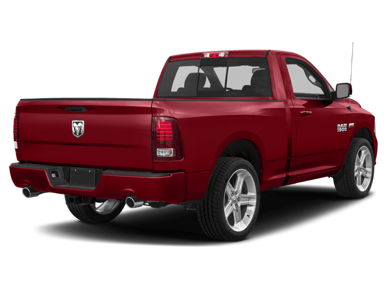 2018 Ram 1500 Night - Rear 3/4, facing to the right