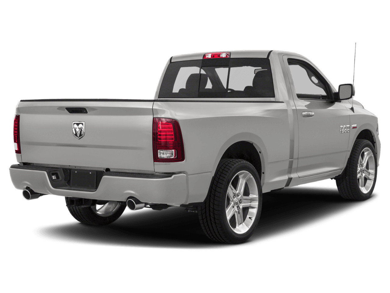 2018 Ram 1500 Night - Rear 3/4, facing to the right