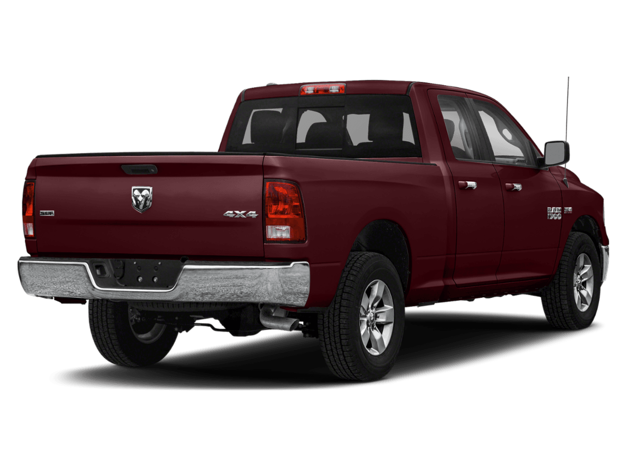 2018 Ram 1500 Big Horn - Rear 3/4, facing to the right