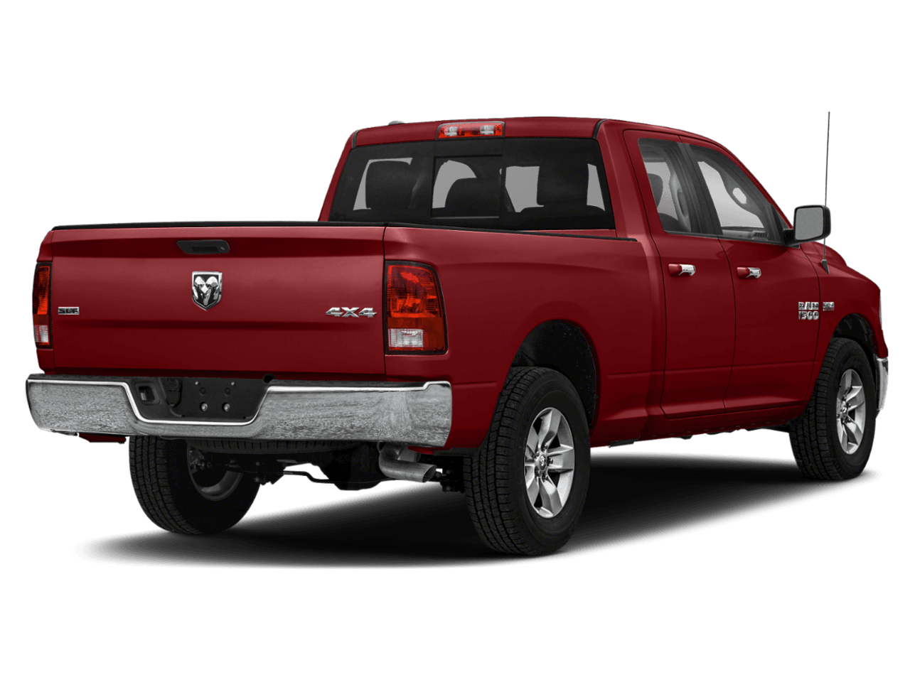 2018 Ram 1500 Big Horn - Rear 3/4, facing to the right